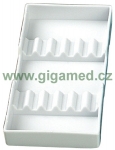 Cabinet Tray #16 A - plastový tácek pro 6 nástrojů, sterilizovatelný - DOPRODEJ - POSLEDNÍ KUSY