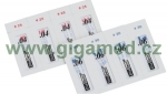 Sterilní kónické papírové čepy DiaDent Dia-ProISO .06 Plus PP - ve velikostech/šířce 15 až 40 a sortimentu 15/40, PP Cell Pack