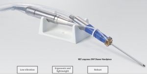 ORL Shaver / micro-debrider zahnutý násadec hybridní