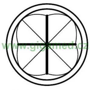 Těsnění průřezu 12/15 mm - příslušenství pro laparoskopickou hysterektomii, balení 10 ks