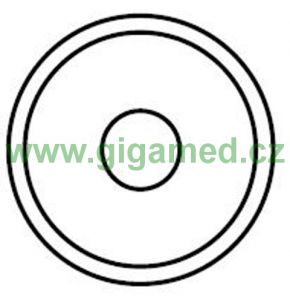 Těsnění membrány 12 - 20 mm - příslušenství pro laparoskopickou /hysterektomii